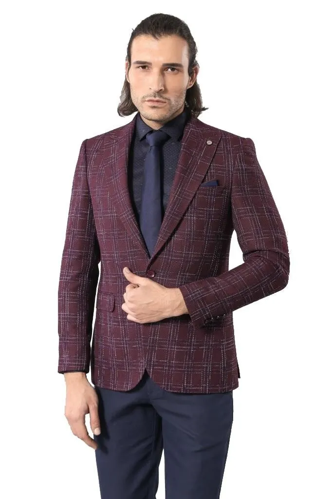 15455 Burgundy Blazer