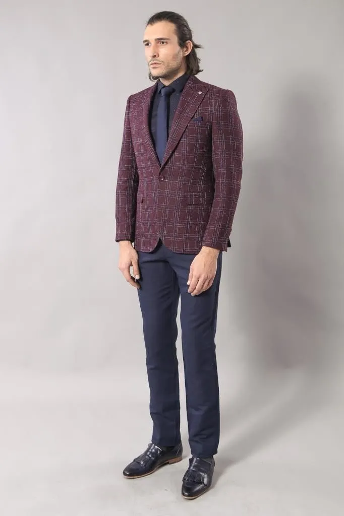 15455 Burgundy Blazer