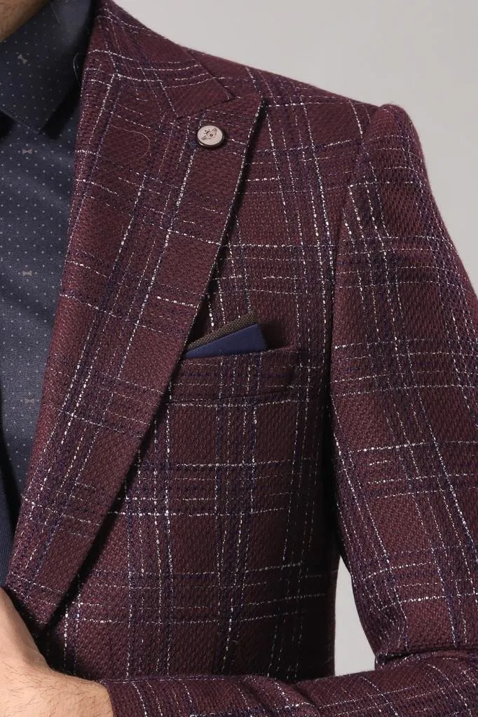 15455 Burgundy Blazer