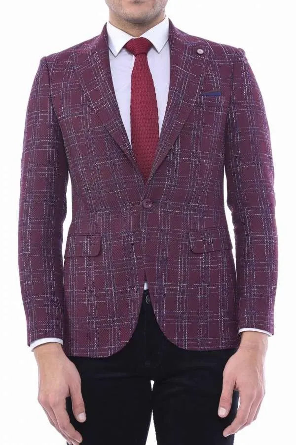 15455 Burgundy Blazer