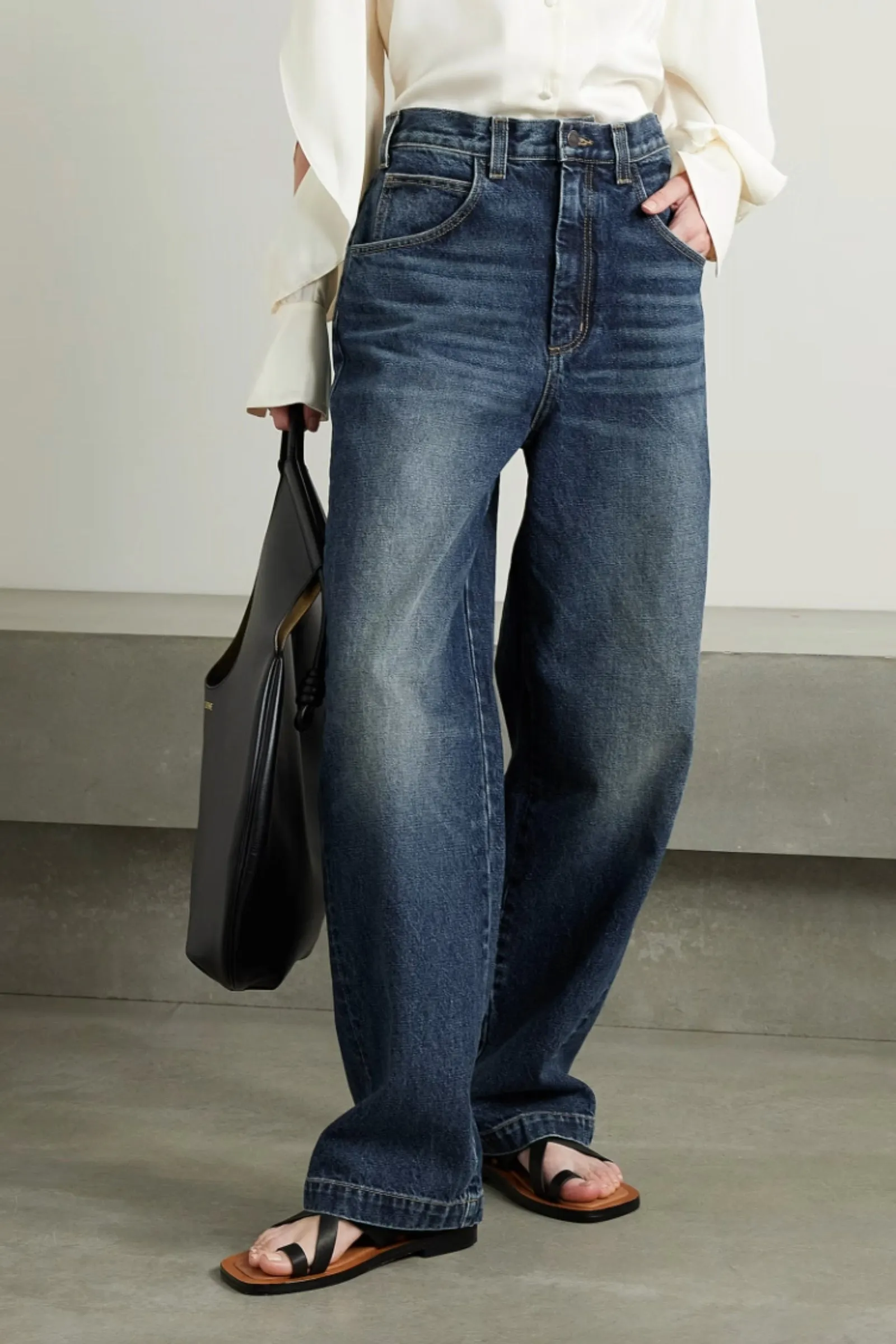 Aaron High-Rise Straight-Leg Jeans