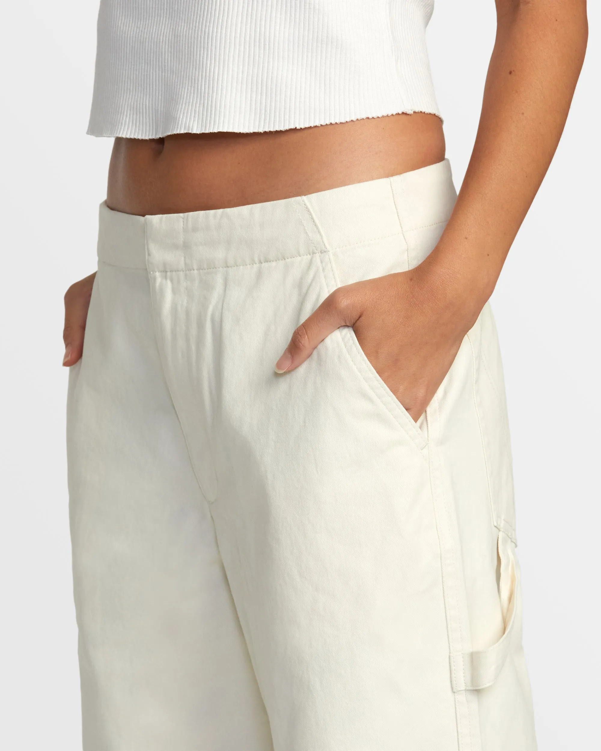 Back Bay Relaxed Fit Pants - Latte