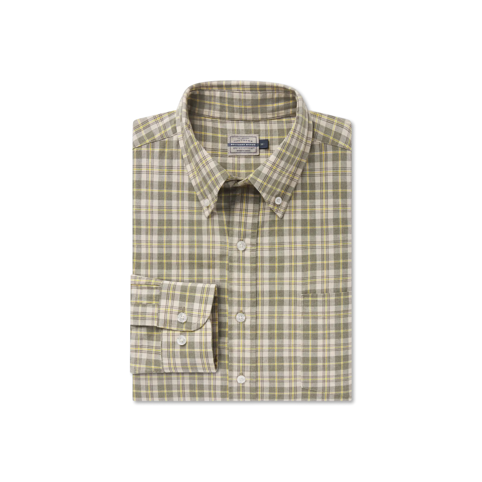 Bandera Washed Plaid Dress Shirt