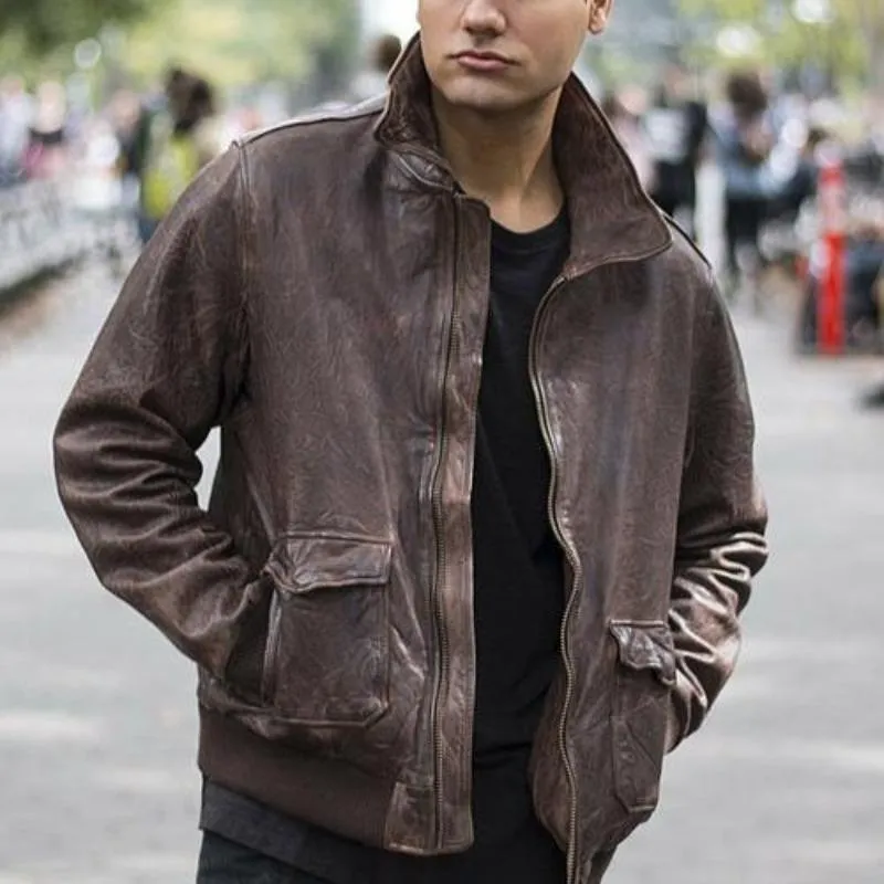 Bomber Leather Jacket