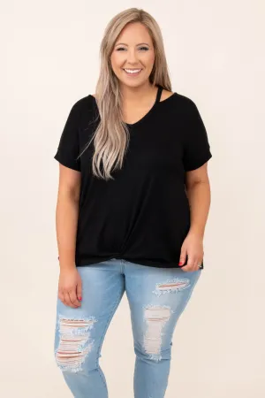 Breezy Mornings Top, Black