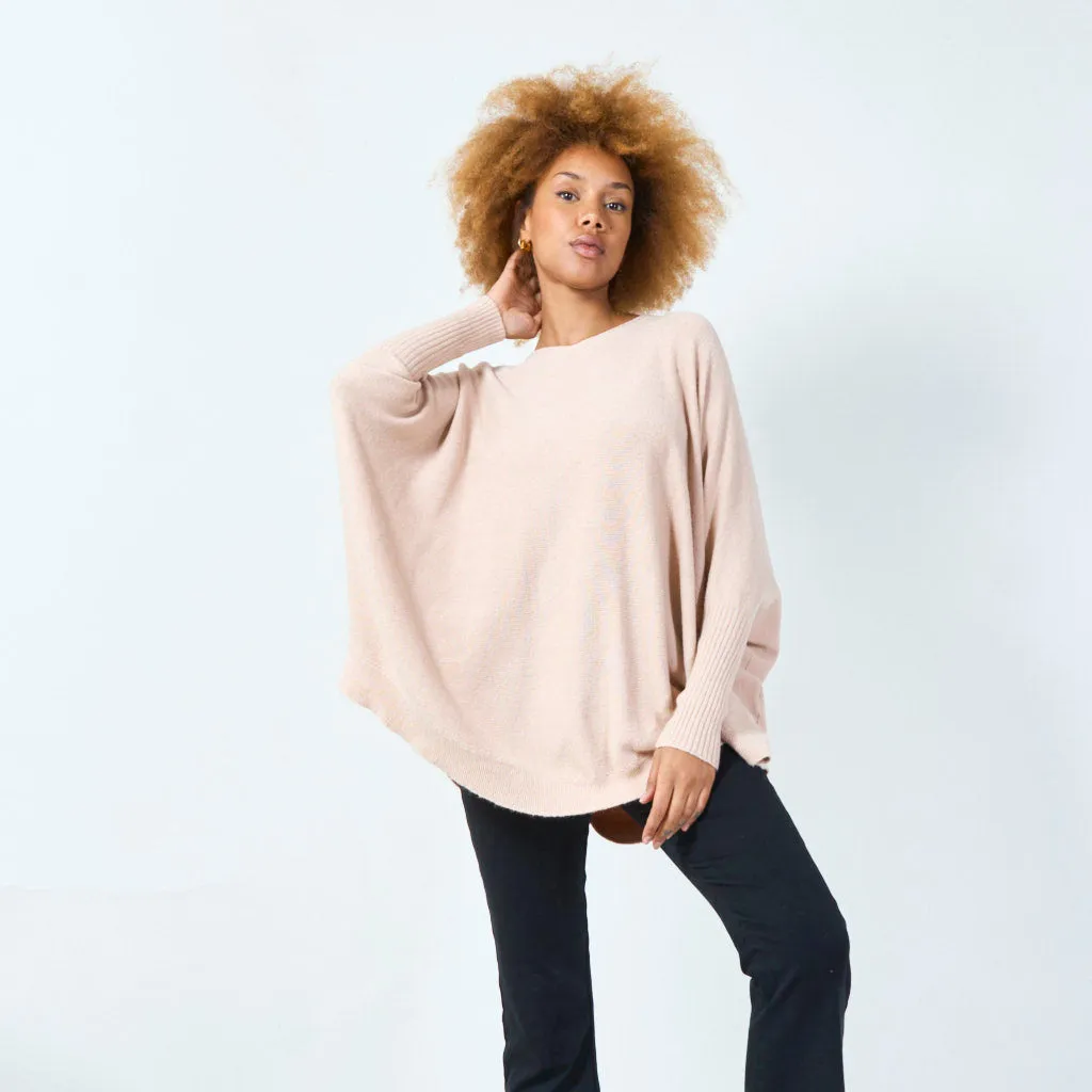 Classic round neck knit sweater wholesale