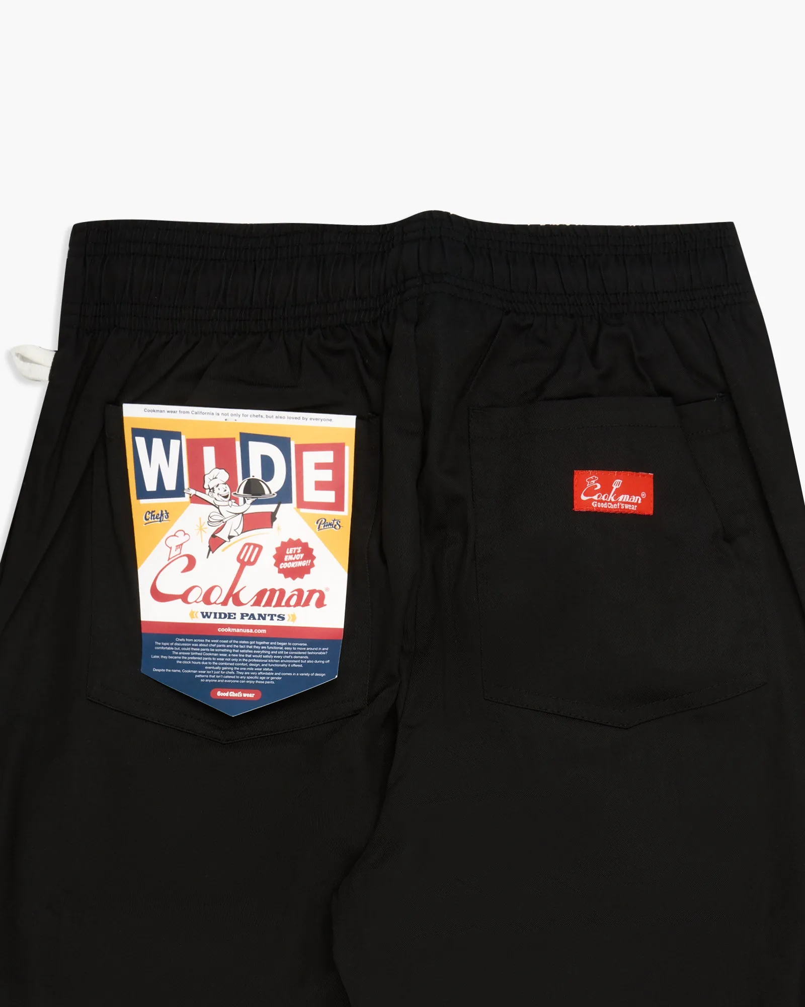 Cookman Wide Chef Pants - Black