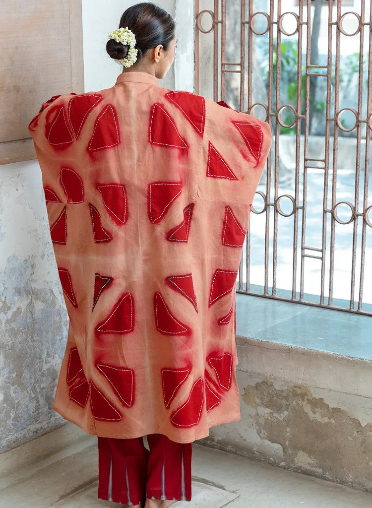 Coral Shibori Set