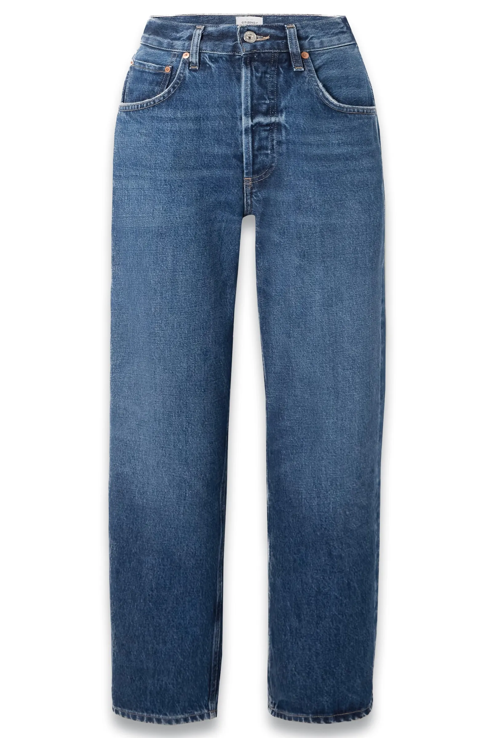 Dahlia Cropped Low-rise Boyfriend Jeans