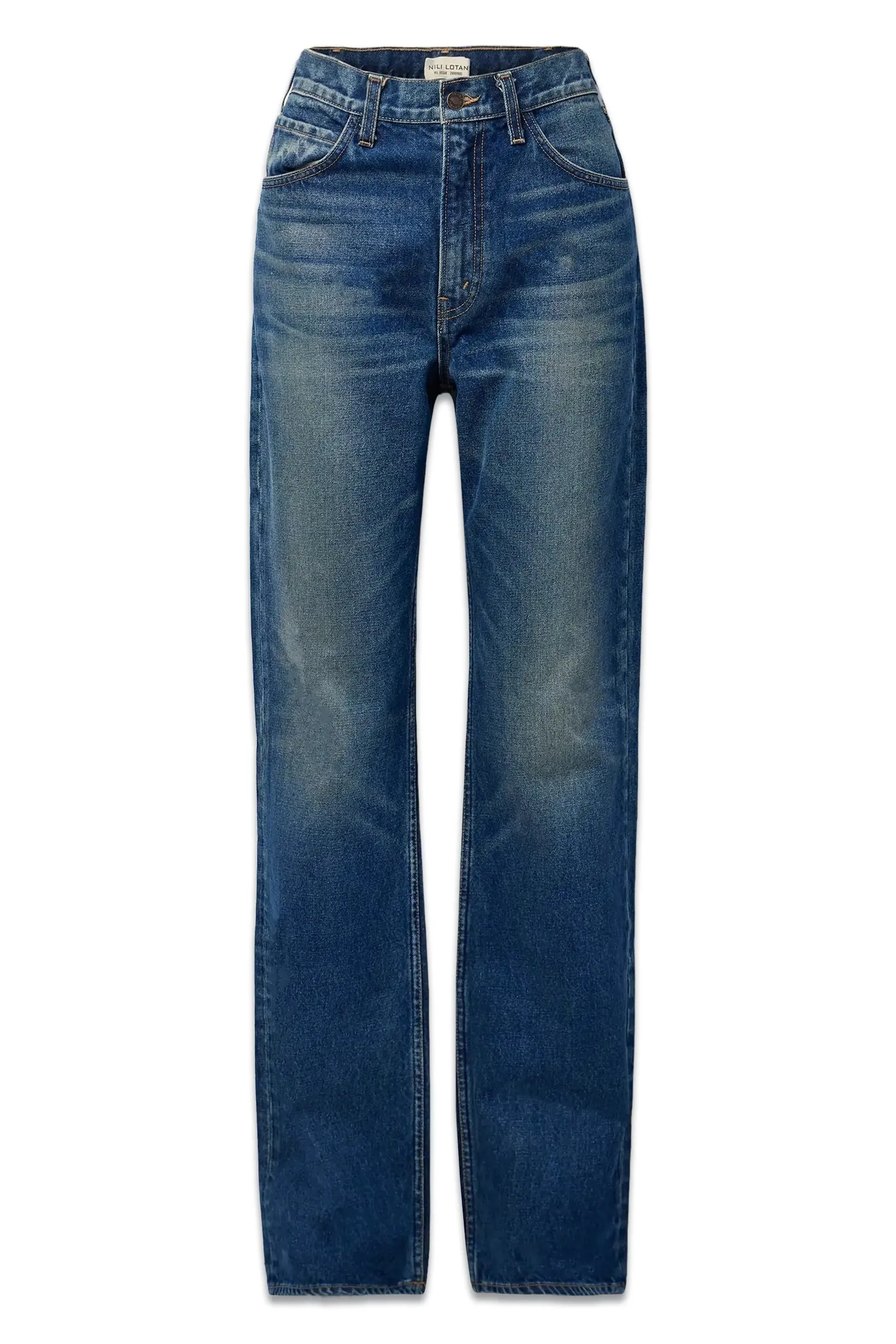 Dark Blue Mitchell High-rise Jeans