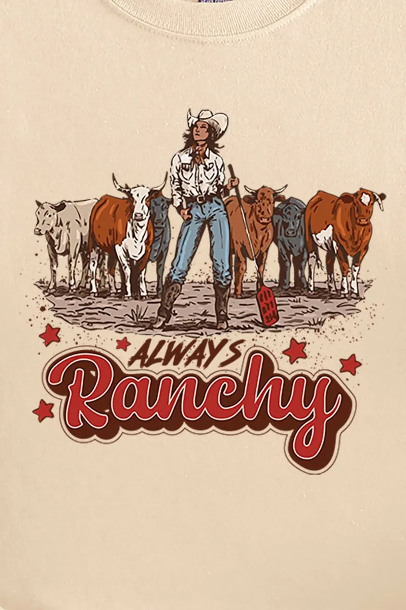 Doodle Always Ranchy Short Sleeve Relaxed Fit T-Shirt