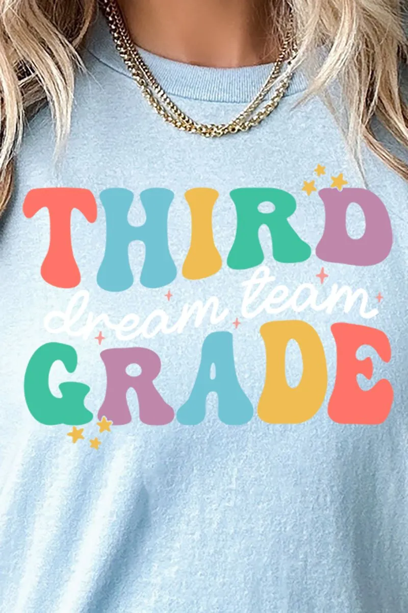 Dream Team Third Grade Short Sleeve Relaxed Fit T-Shirt