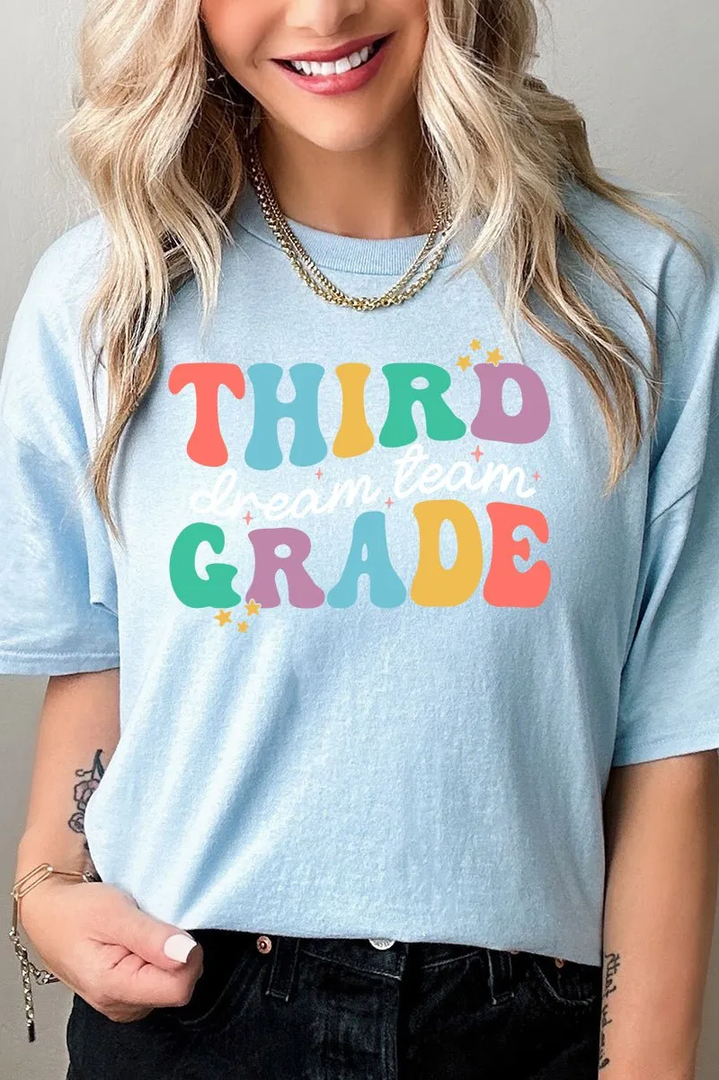 Dream Team Third Grade Short Sleeve Relaxed Fit T-Shirt