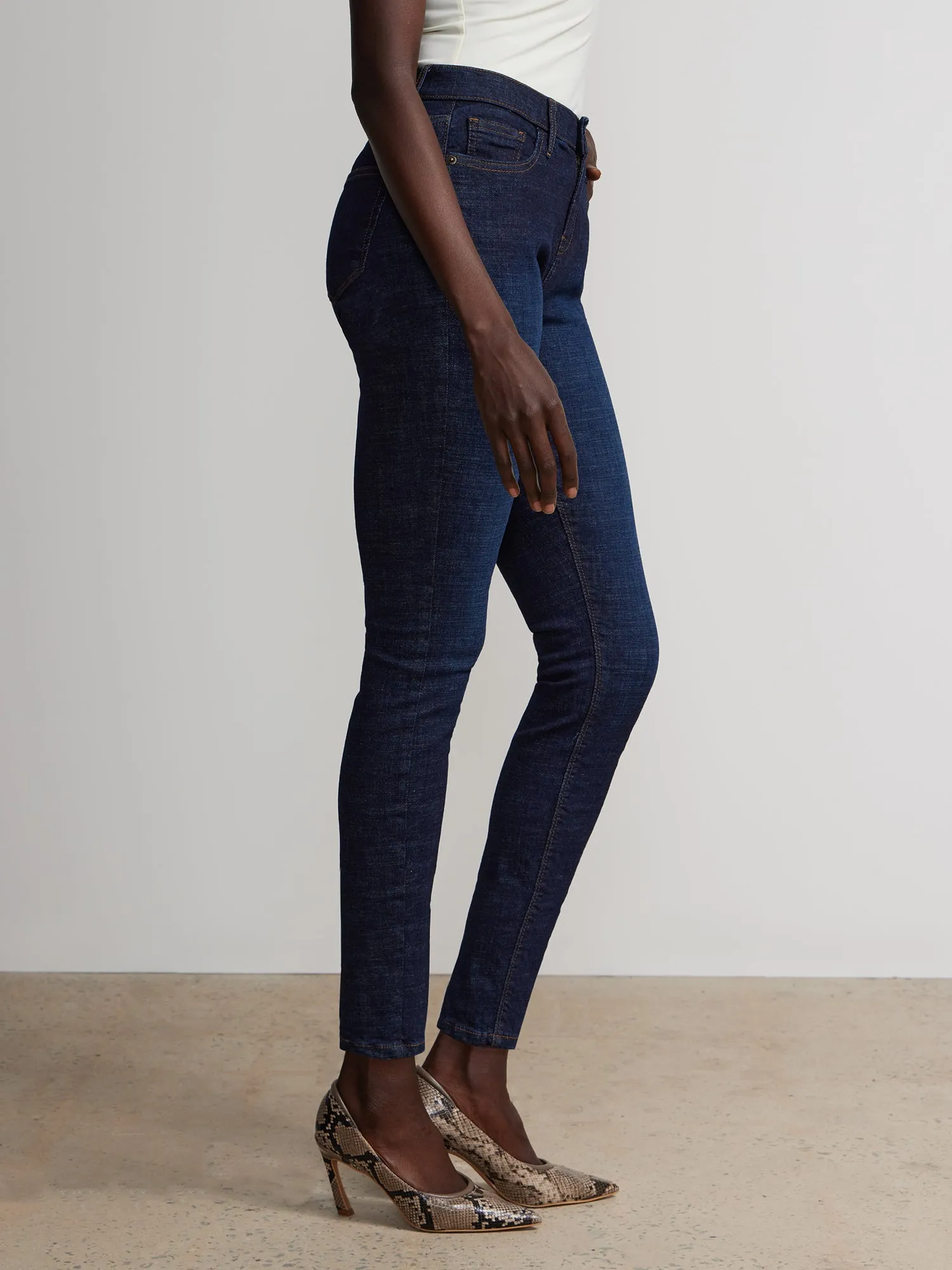 Essential Mid Rise Ankle Skinny Jeans