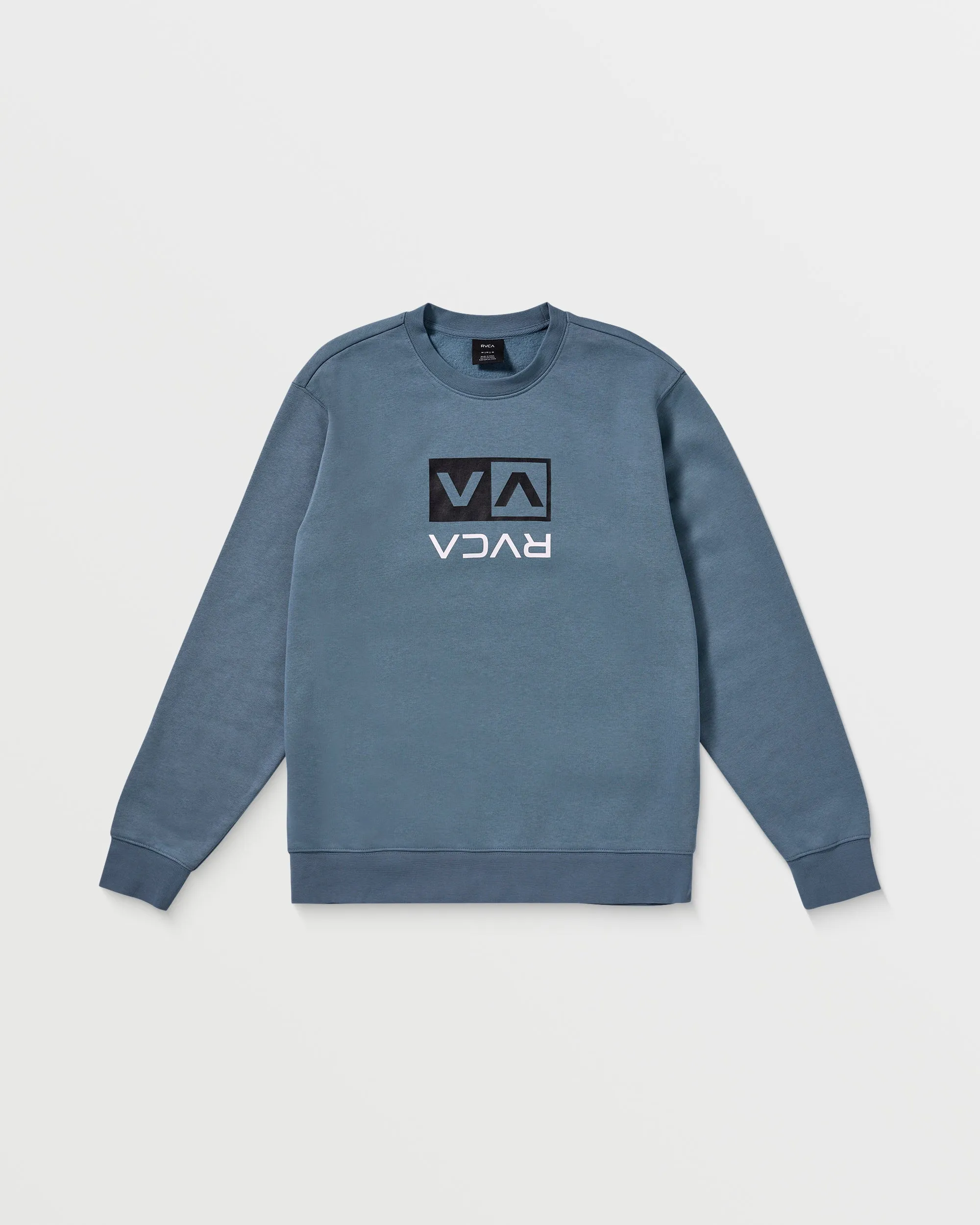 Flipped Box Crew Sweatshirt - Industrial Blue