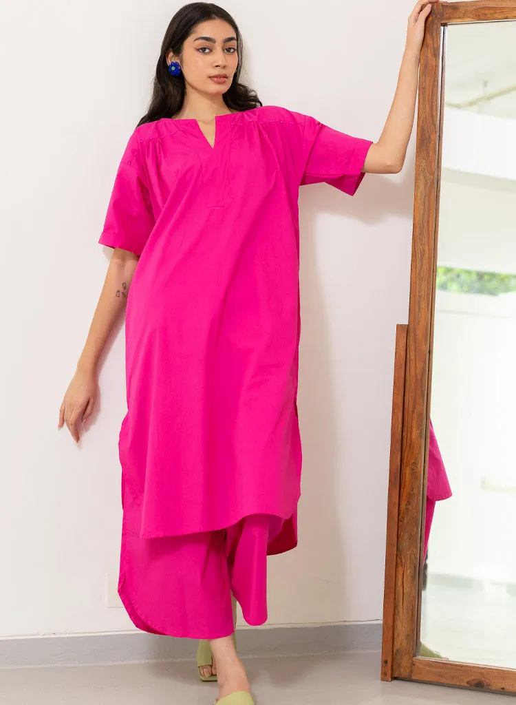 Fuchsia Tunic Set