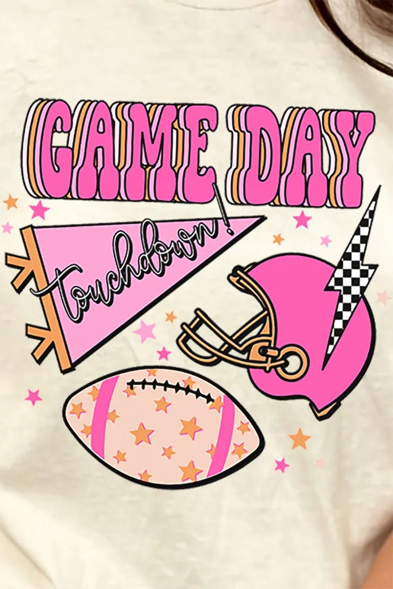 Game Day Touchdown Short Sleeve Relaxed Fit T-Shirt