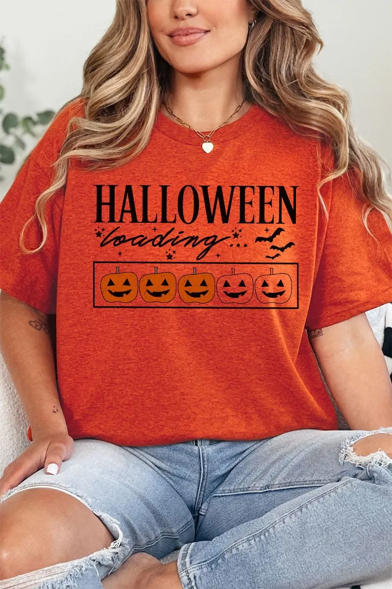 Halloween Loading Short Sleeve Relaxed Fit T-Shirt