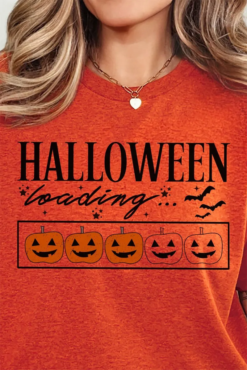 Halloween Loading Short Sleeve Relaxed Fit T-Shirt