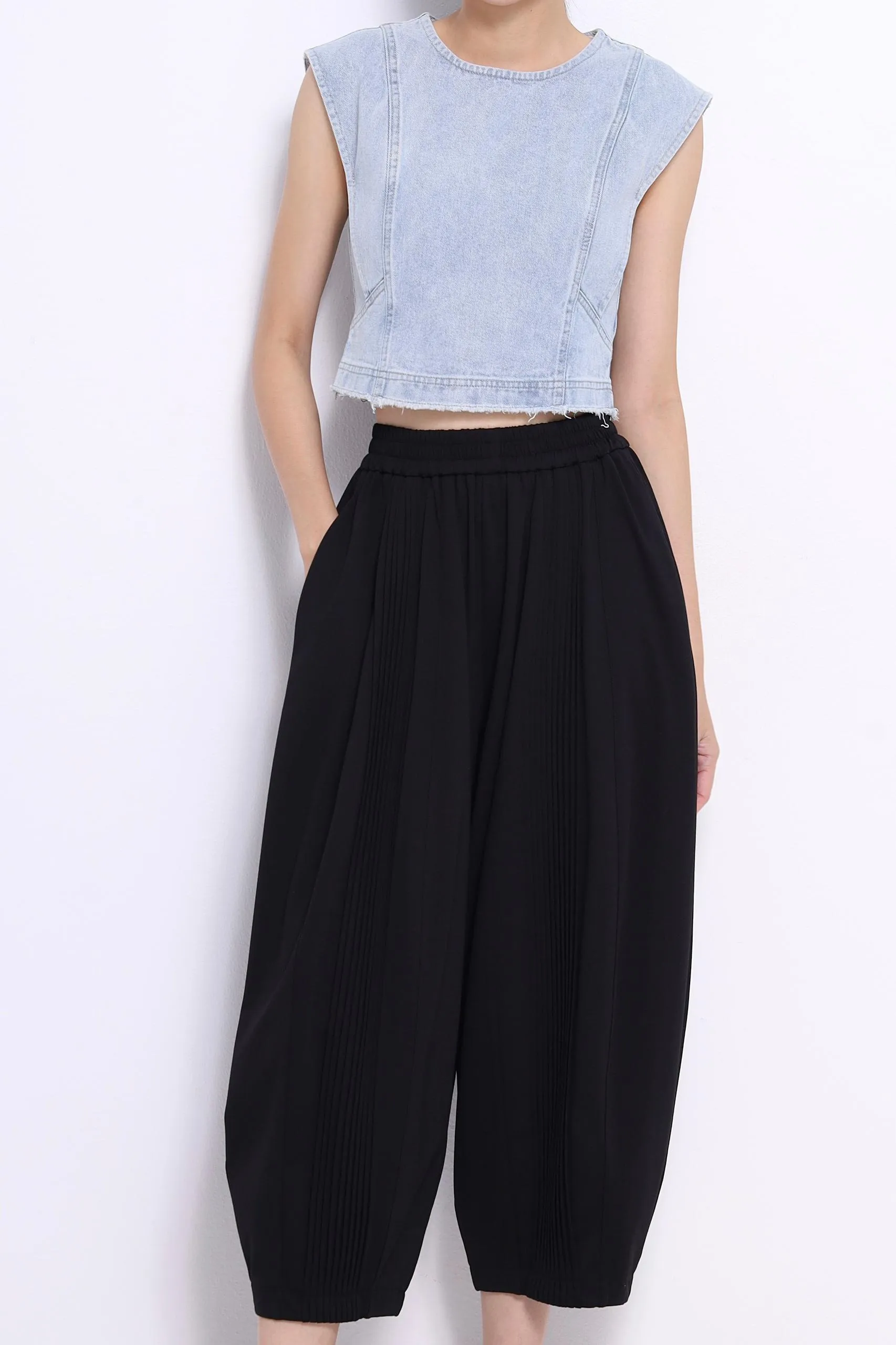 Hera Relaxed Pleated Pants