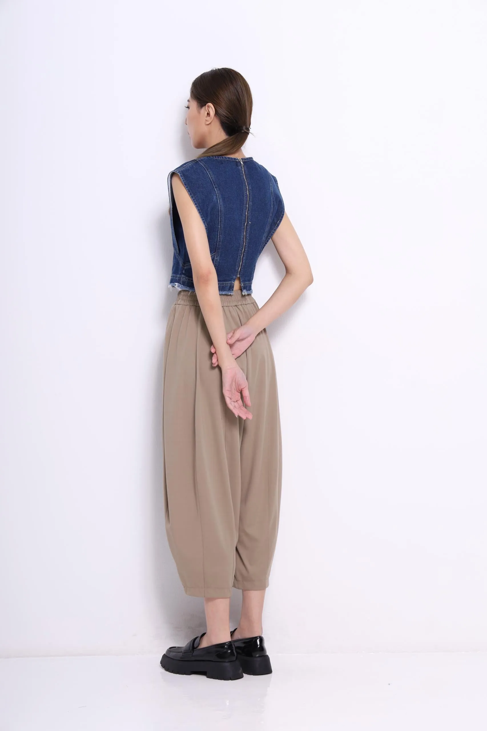 Hera Relaxed Pleated Pants