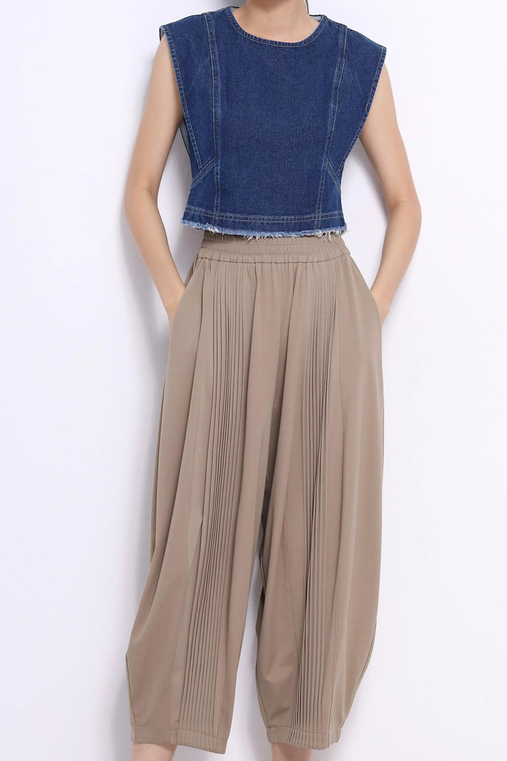 Hera Relaxed Pleated Pants