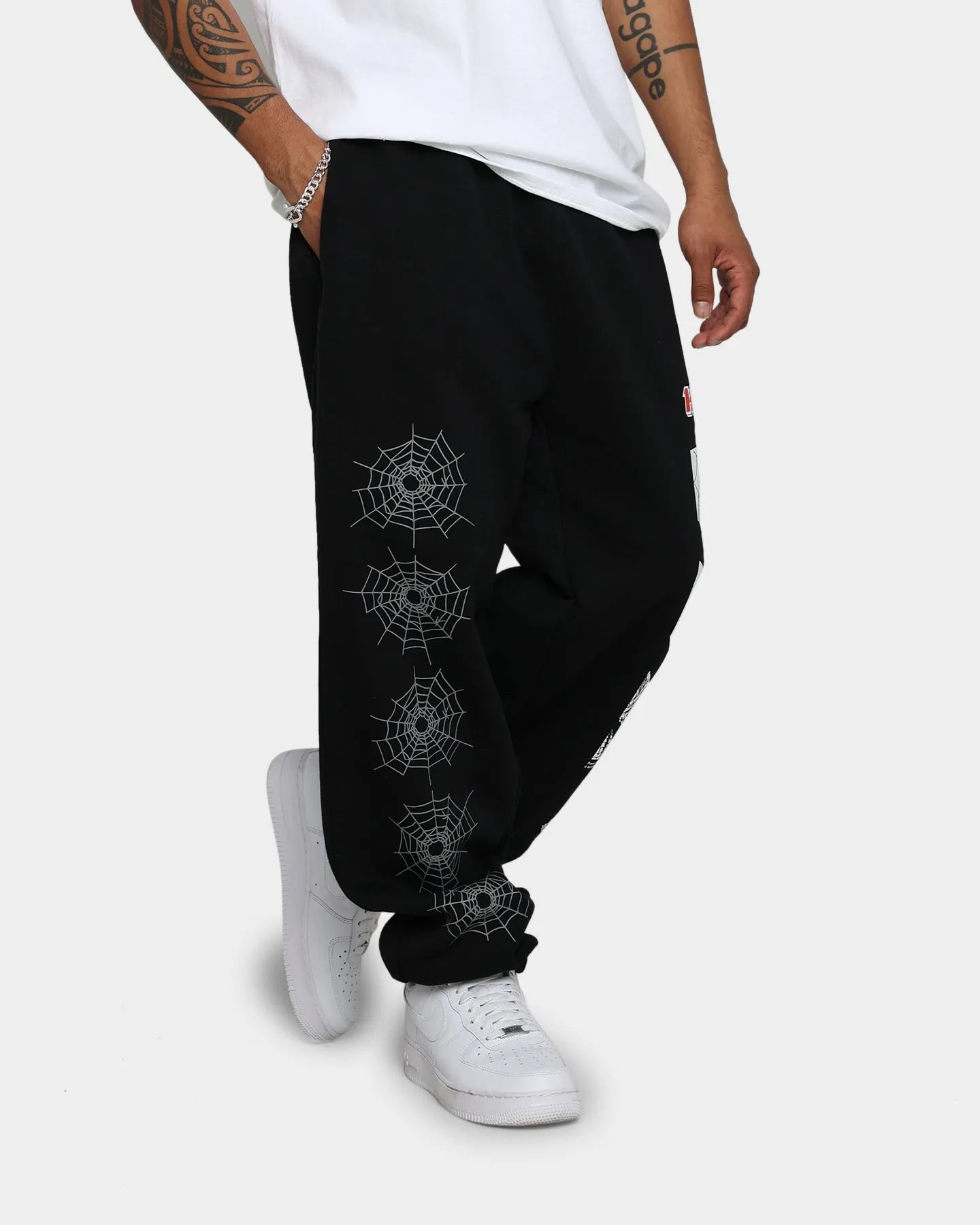 HUF X Marvel Amazing Fleece Pants Black