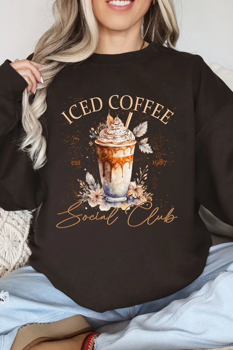 Iced Coffee Social Club Heavy-weight Crew Sweatshirt