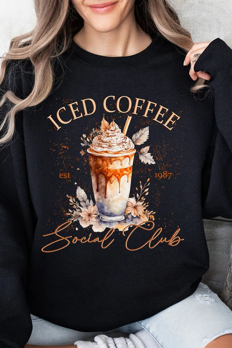 Iced Coffee Social Club Heavy-weight Crew Sweatshirt