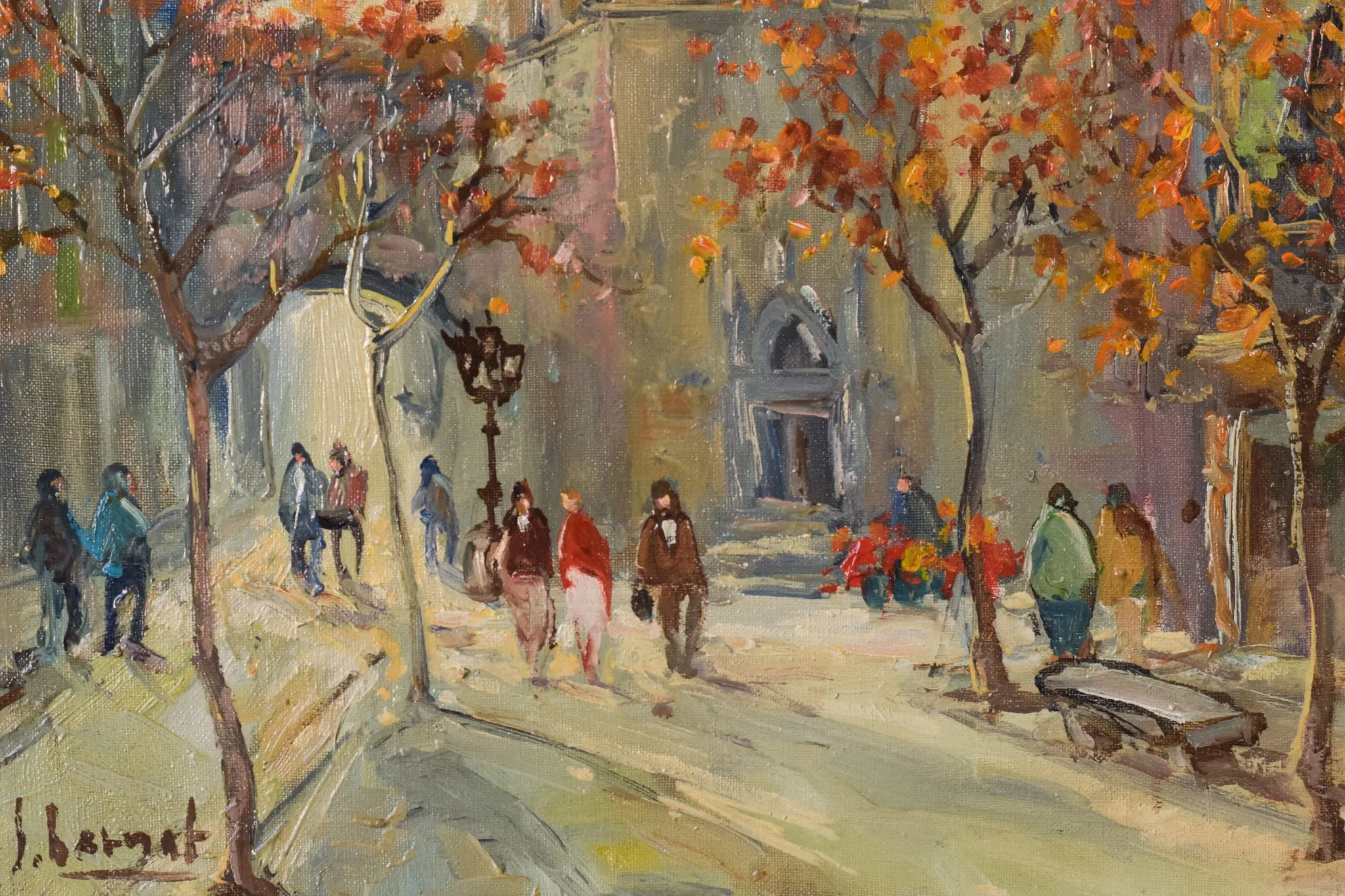 Impressionist - Autumn Cityscape