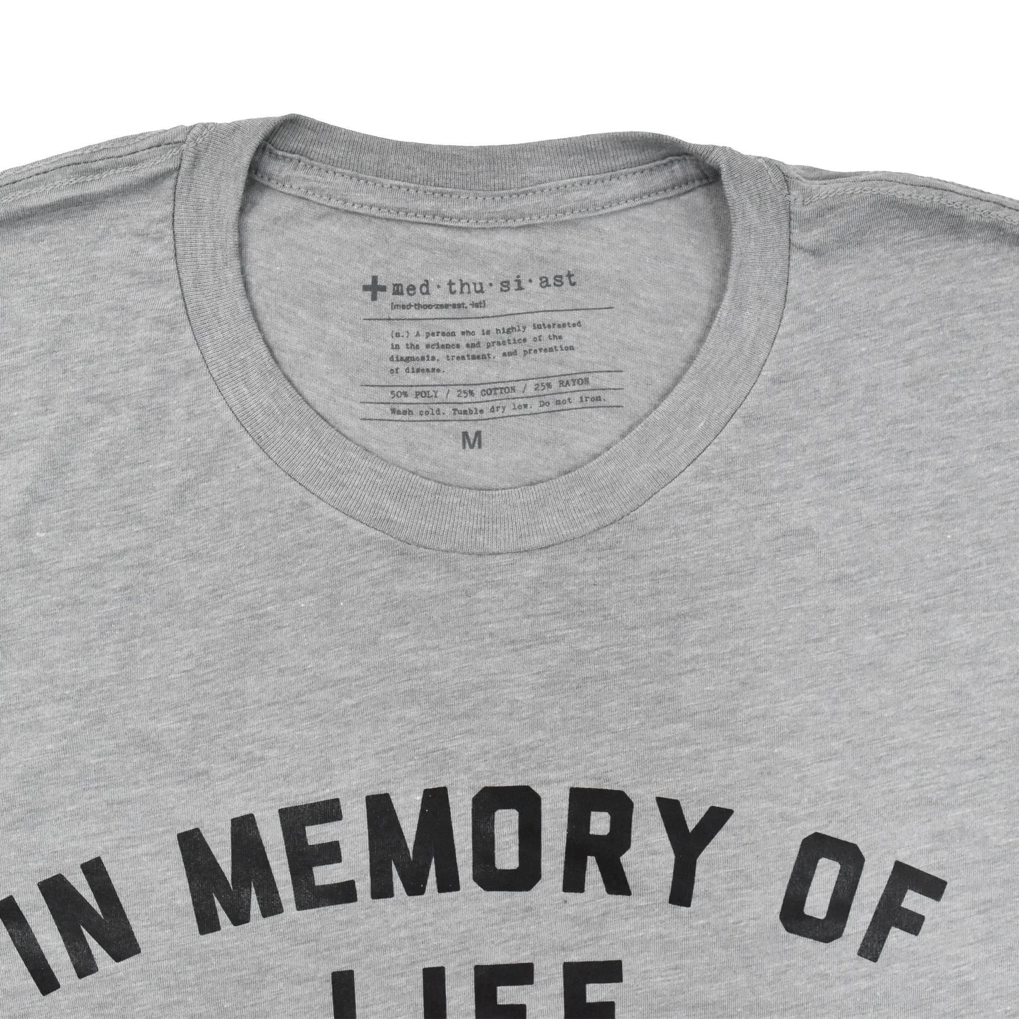 In Memory of Life Before PT School Tee - FINAL SALE