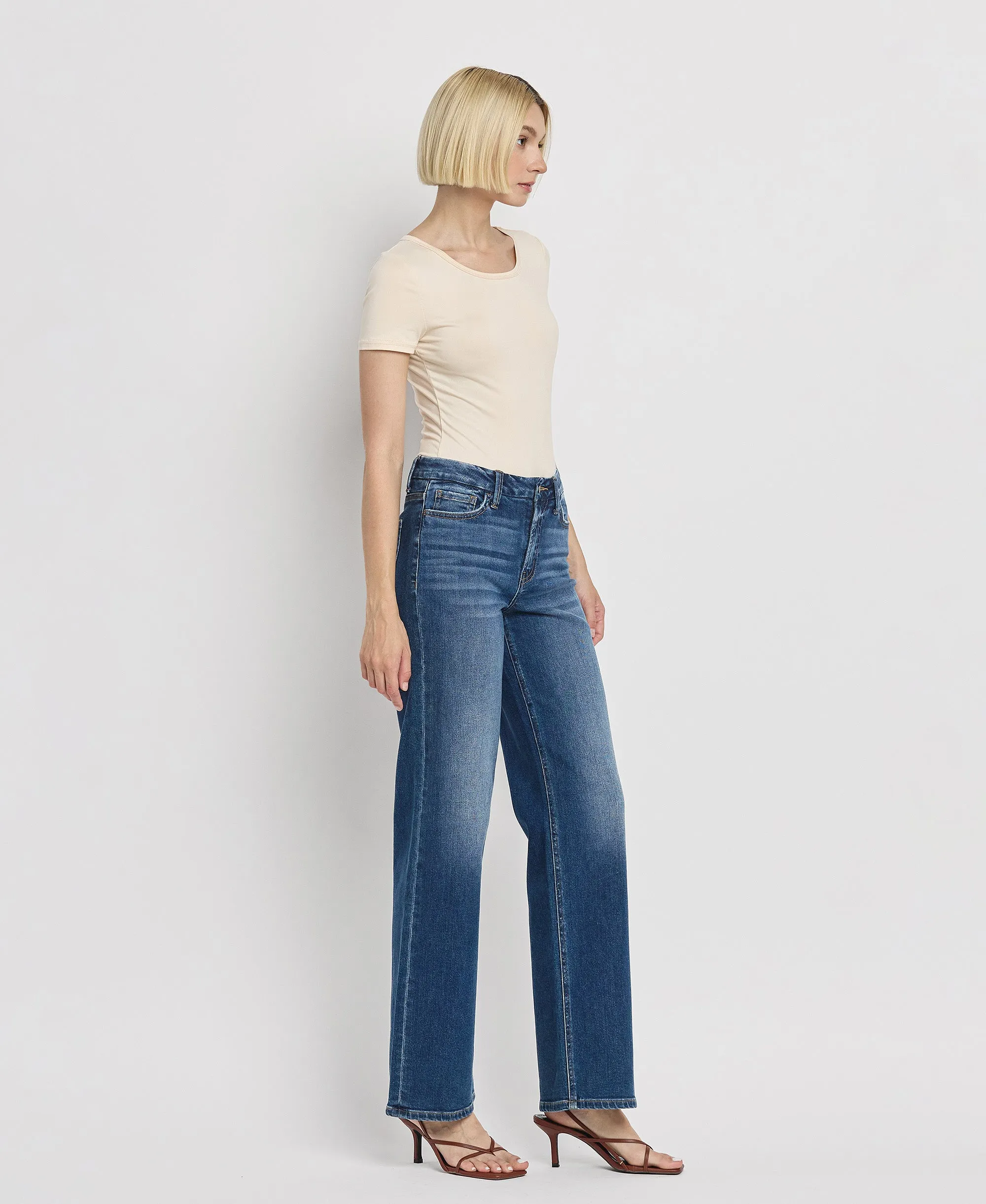 Irresistible - High Rise Loose Wide Leg Jeans