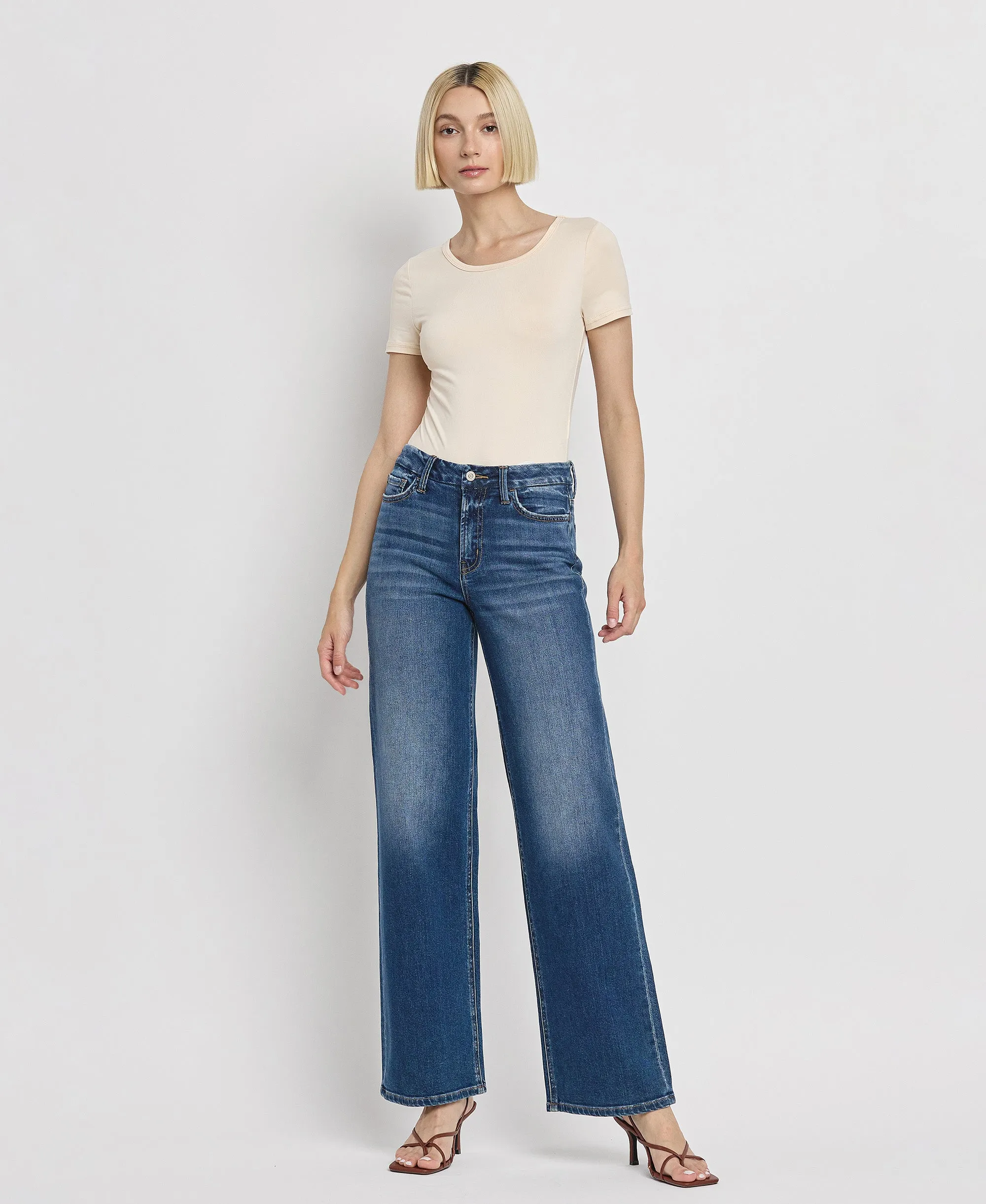 Irresistible - High Rise Loose Wide Leg Jeans