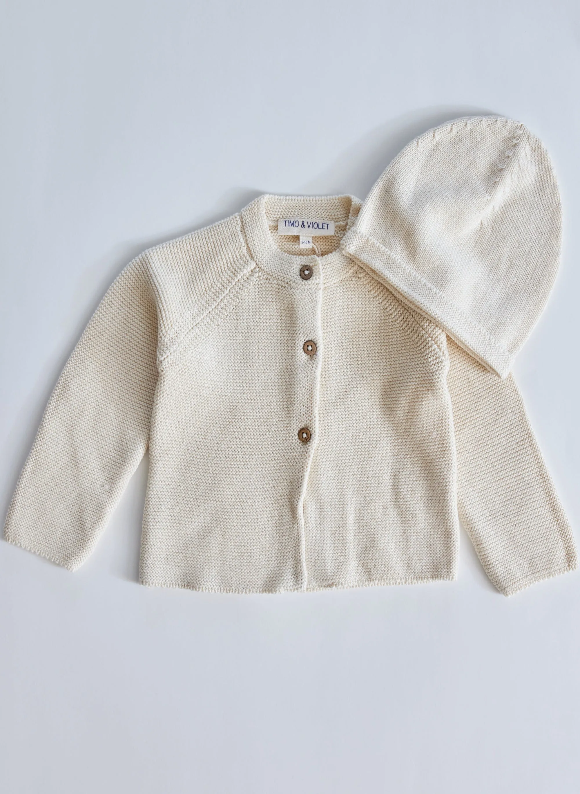 Ivory Knit Cardigan