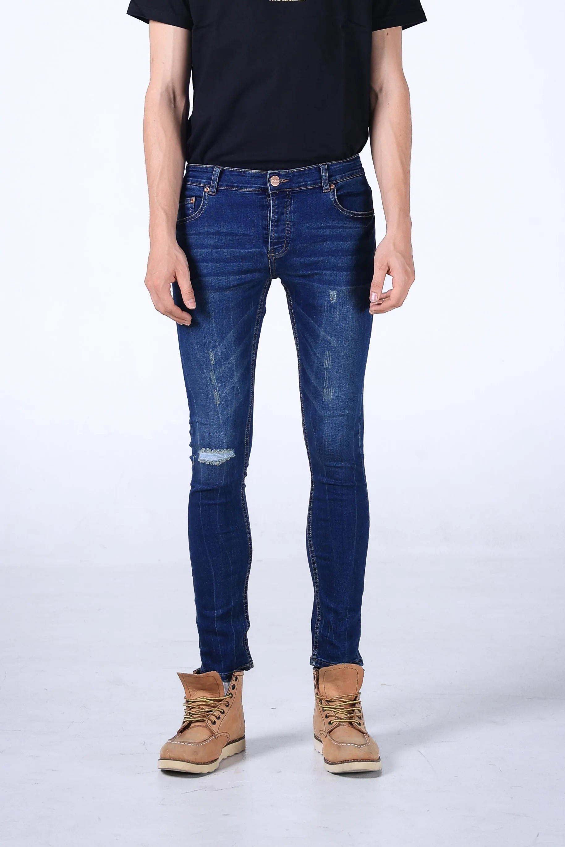 Jack Russel - Men Jeans - Handwerk J-ASH Skinny Fit Blue Ash