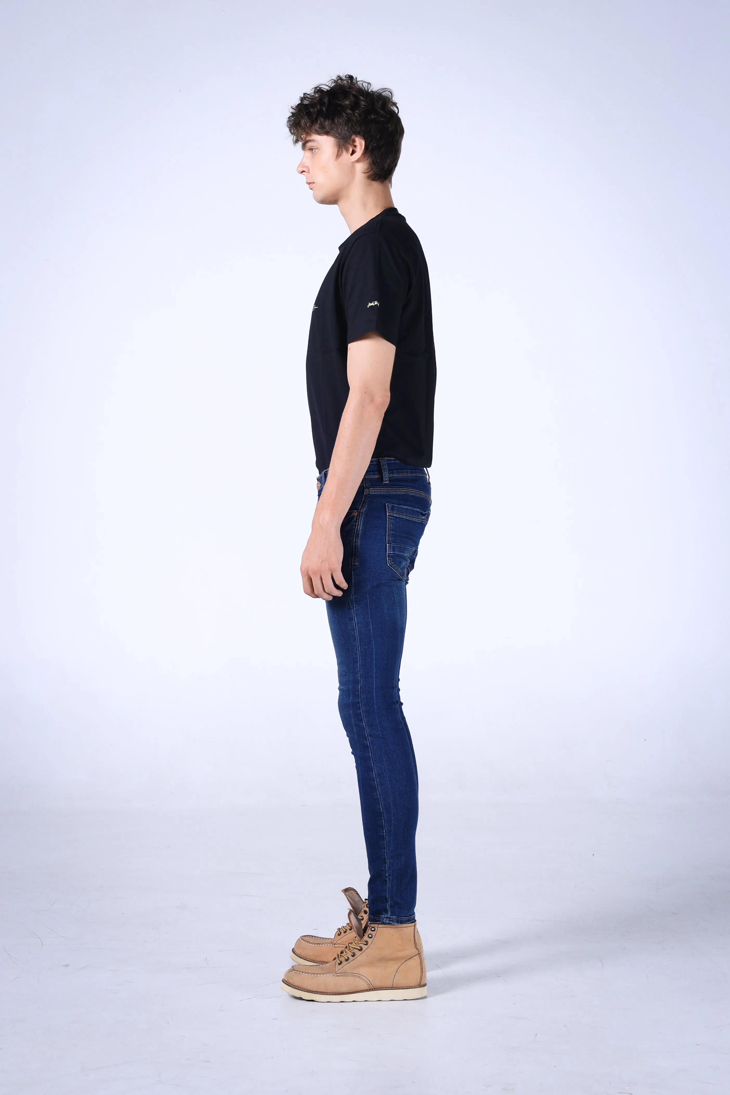 Jack Russel - Men Jeans - Handwerk J-ASH Skinny Fit Blue Ash