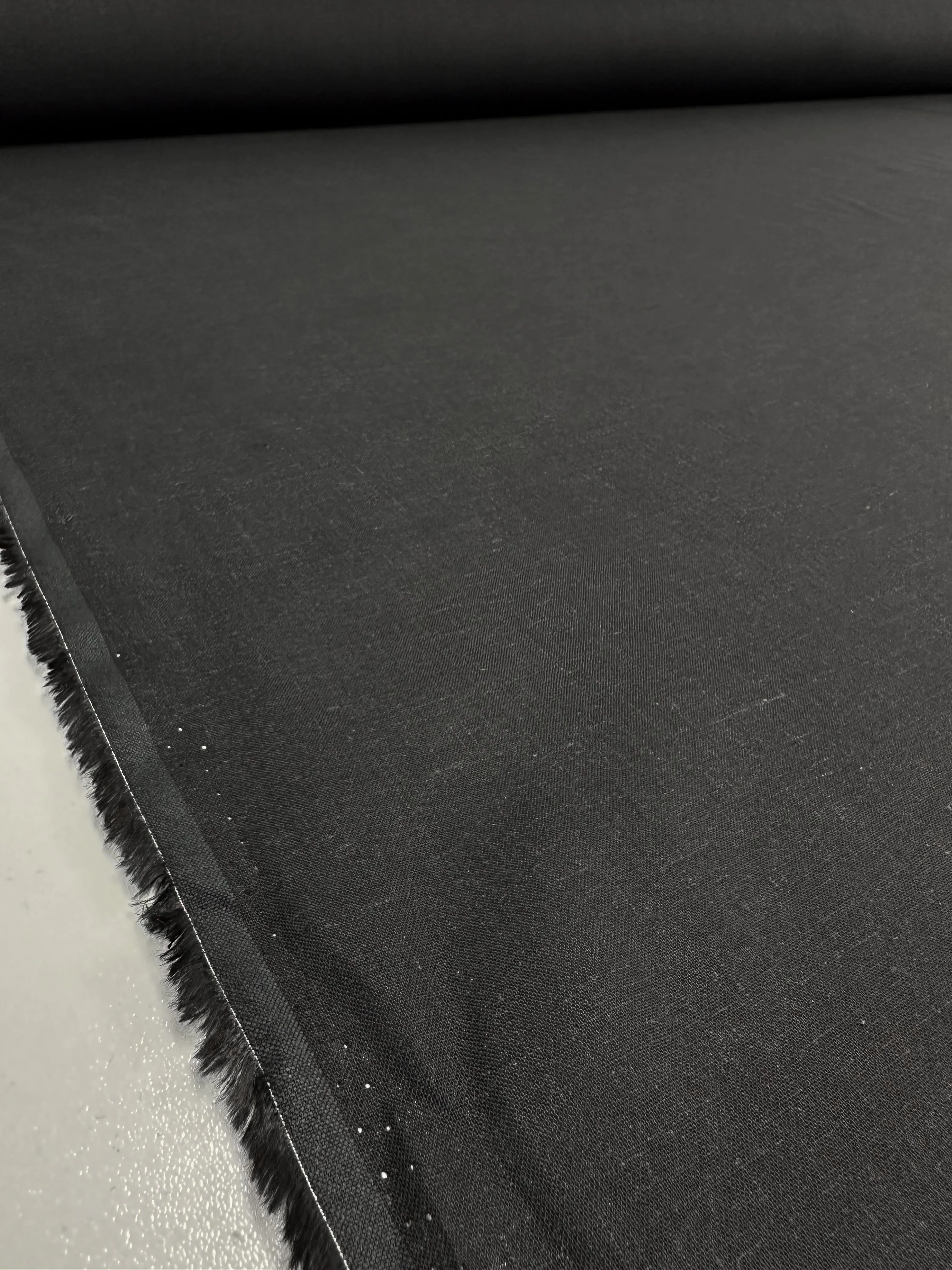 Linen Voile - Black - 140cm