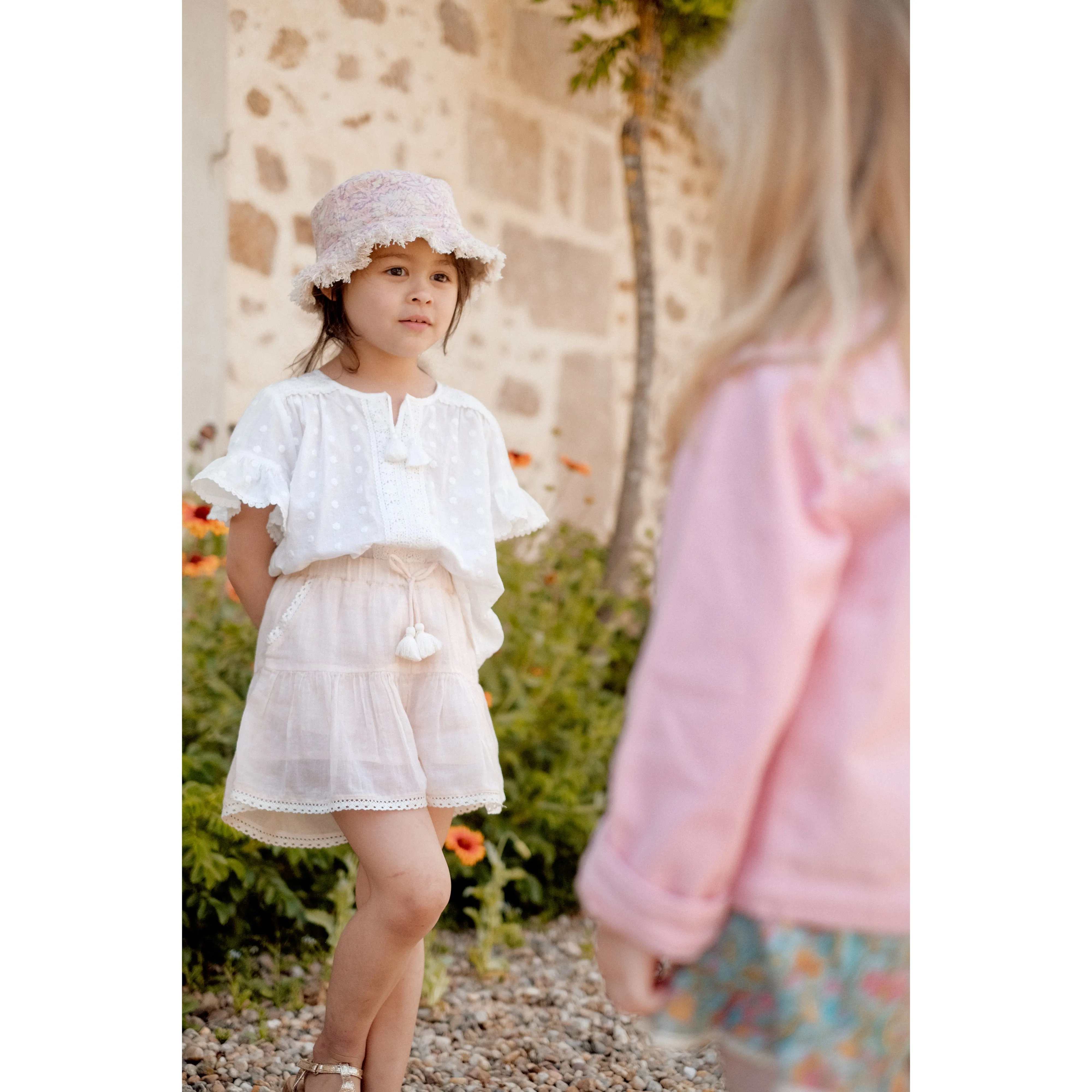 Louise Misha Blouse Feliza Plumetis White