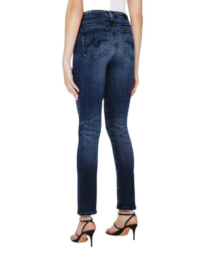 Mari High Rise Slim Stretch Ankle Jeans