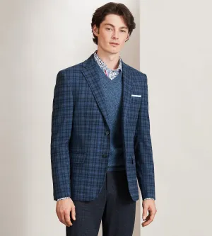 Modern Fit Woven Plaid Sport Jacket