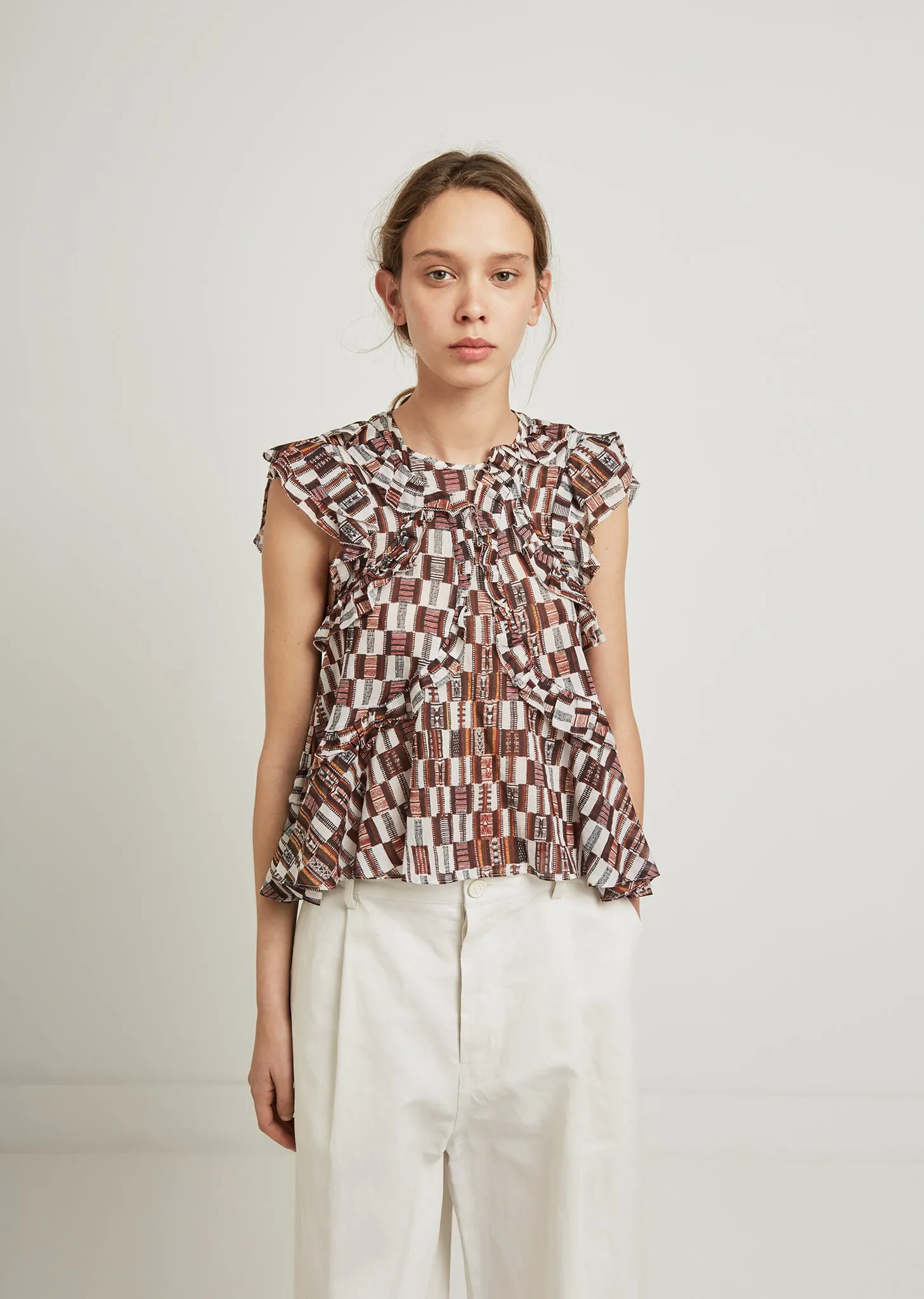 Nalou Printed Top