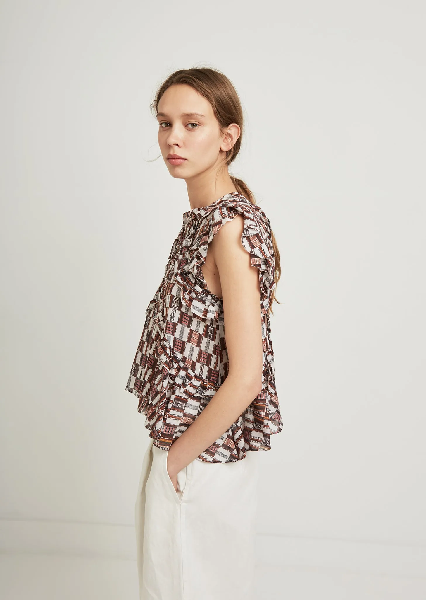 Nalou Printed Top