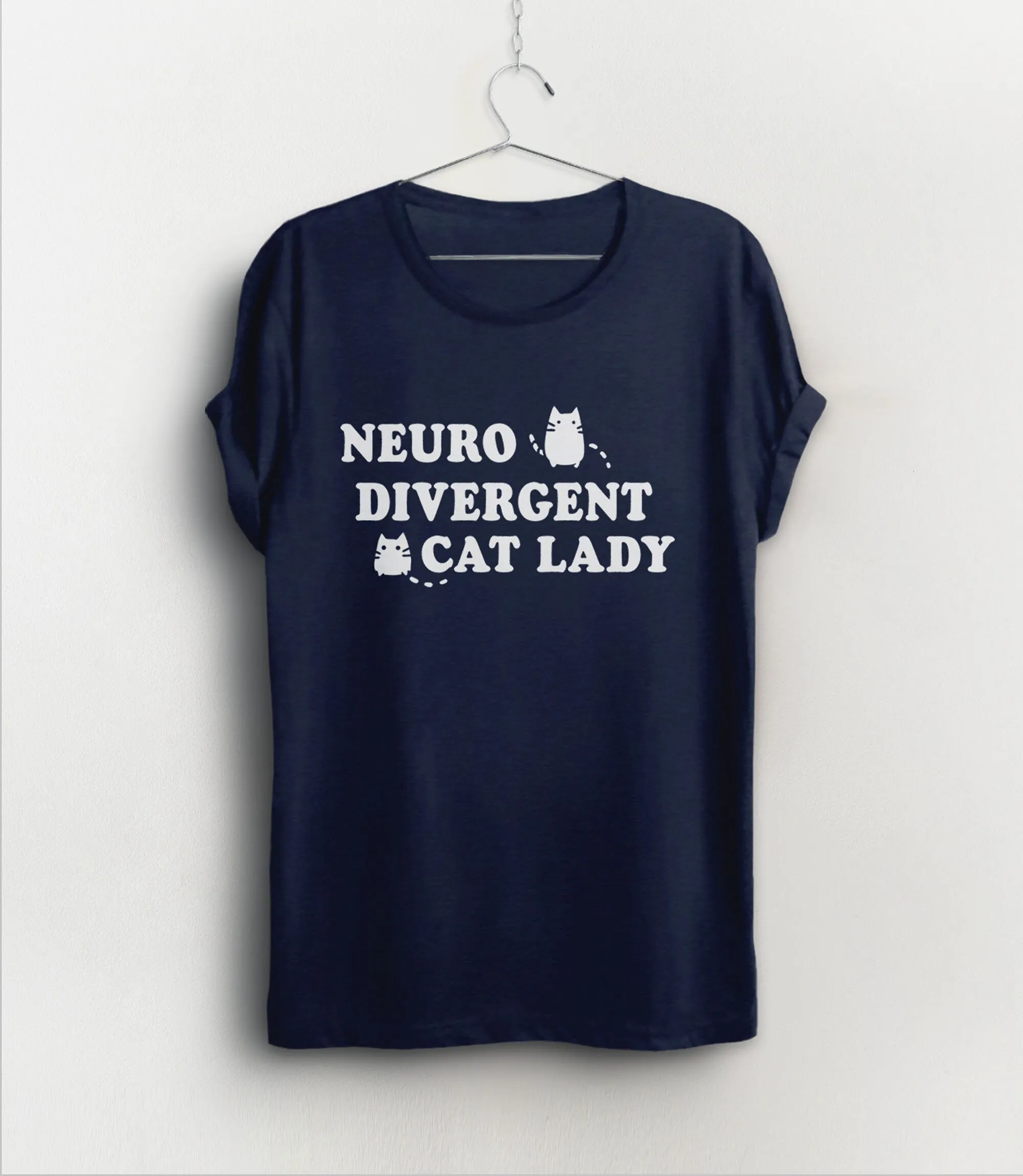 Neurodivergent Cat Lady Shirt