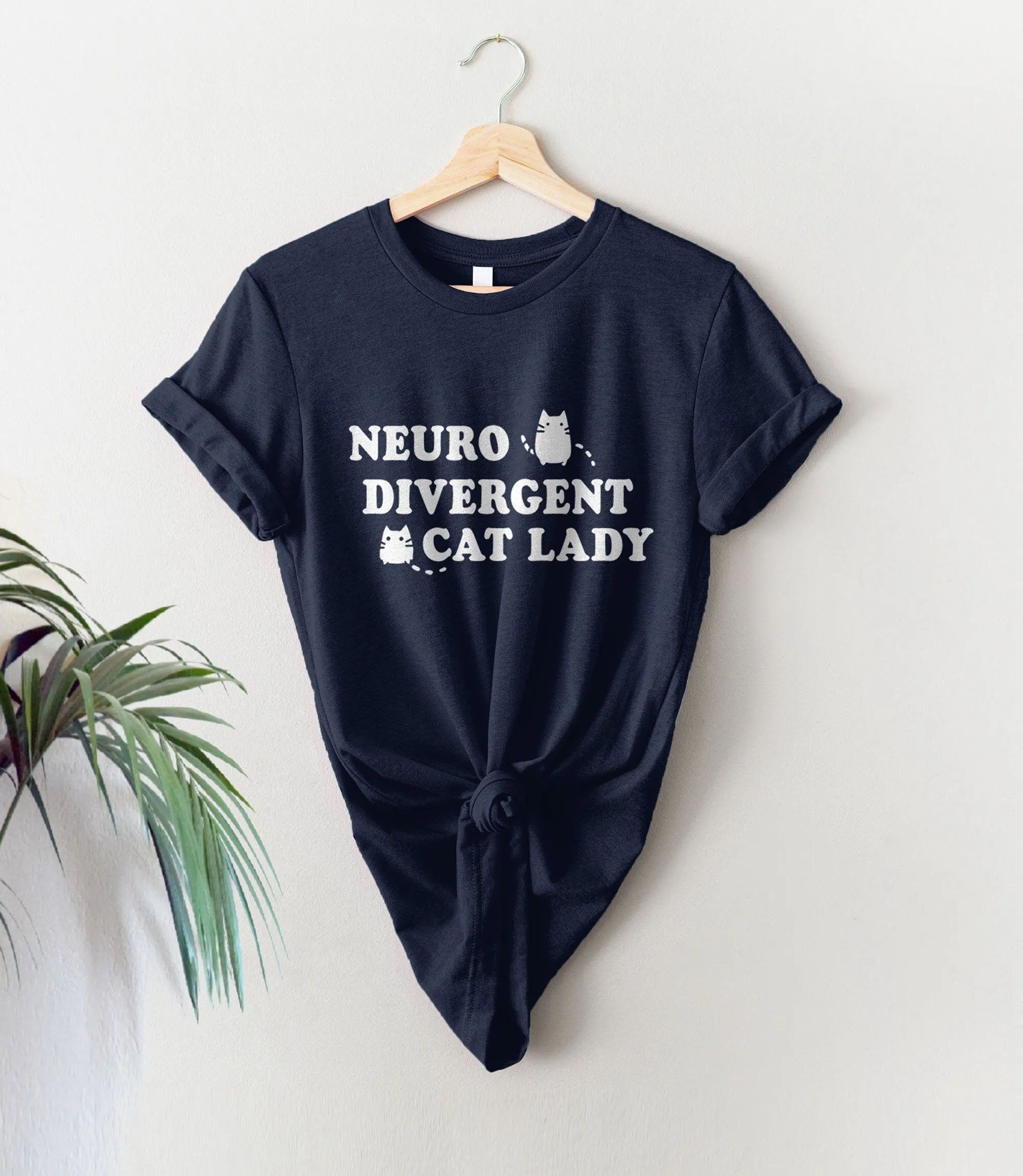 Neurodivergent Cat Lady Shirt