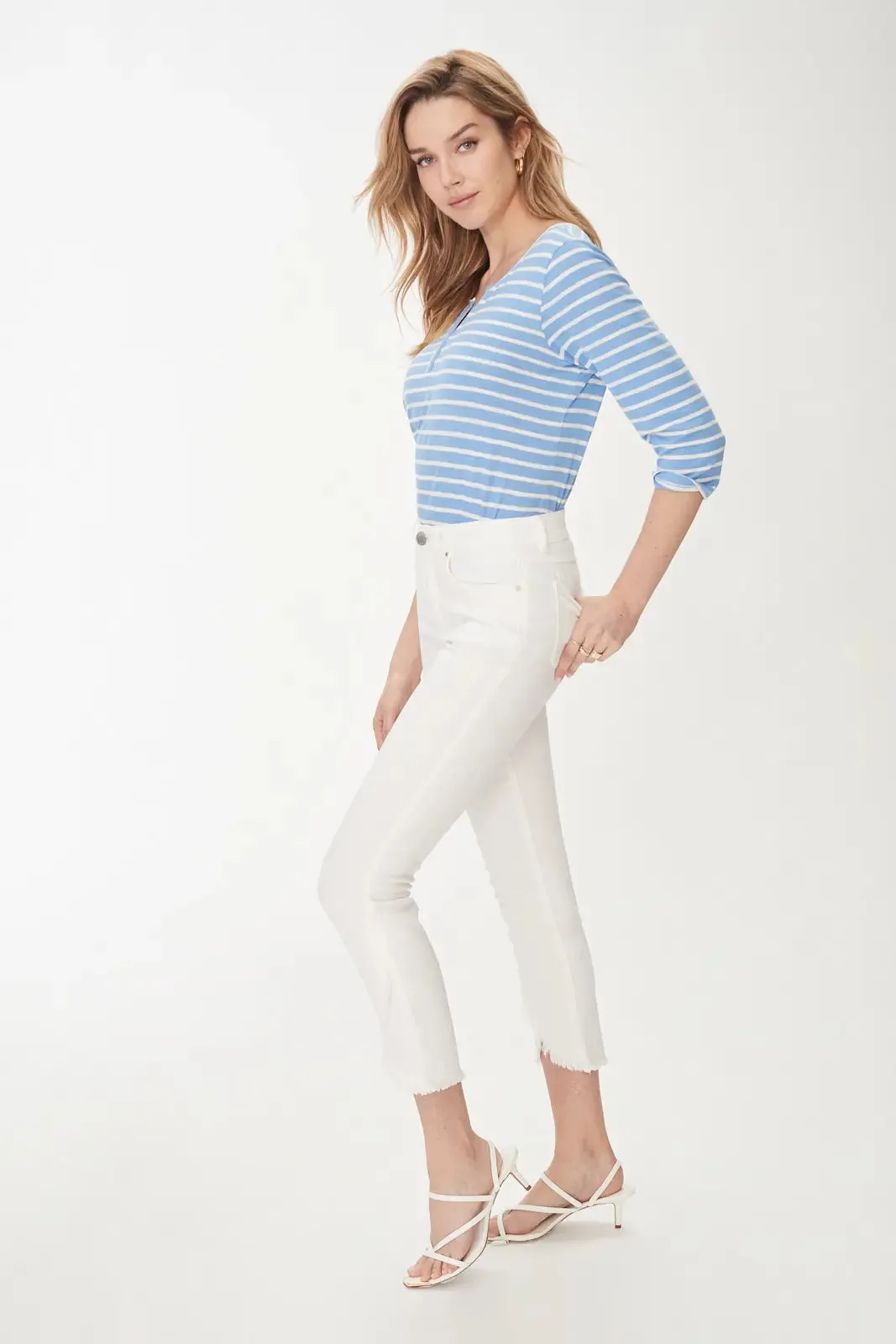 Olivia Slim Ankle White Jeans | FDJ 2076511