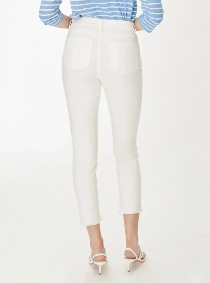 Olivia Slim Ankle White Jeans | FDJ 2076511