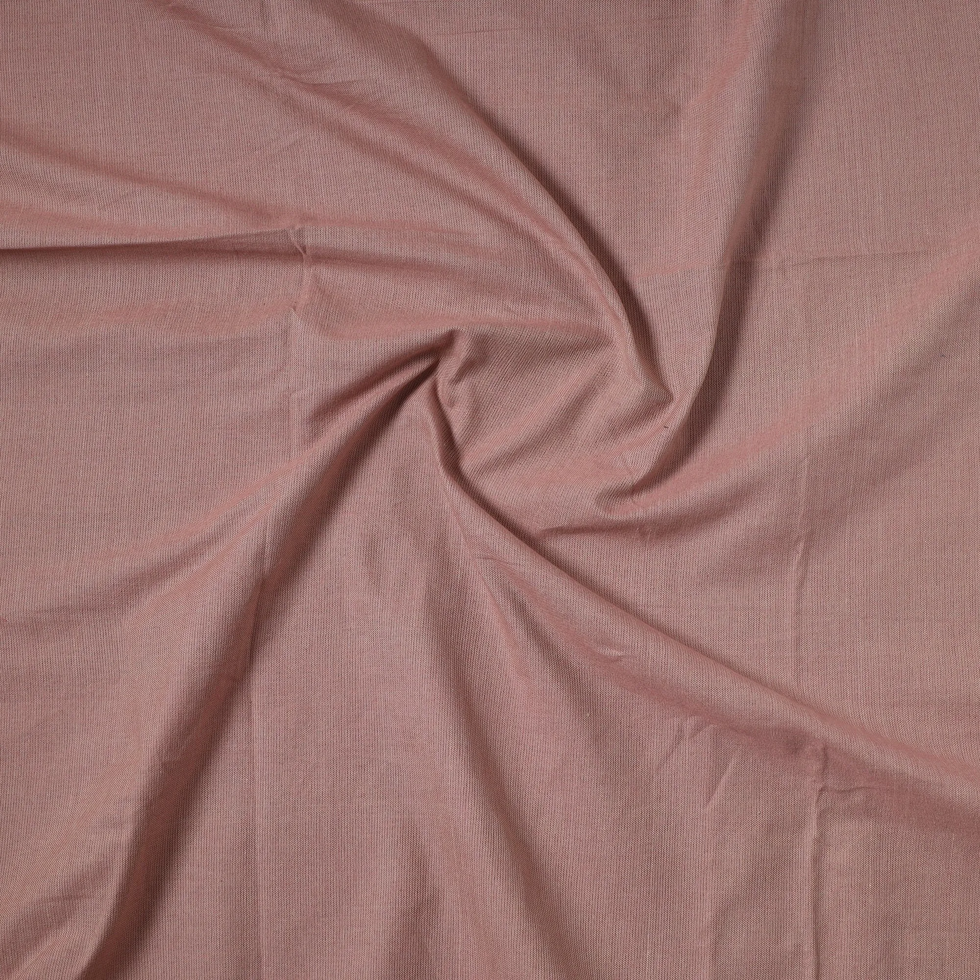 Peach - Jhiri Pure Handloom Cotton Precut Fabric (2 meter) 21