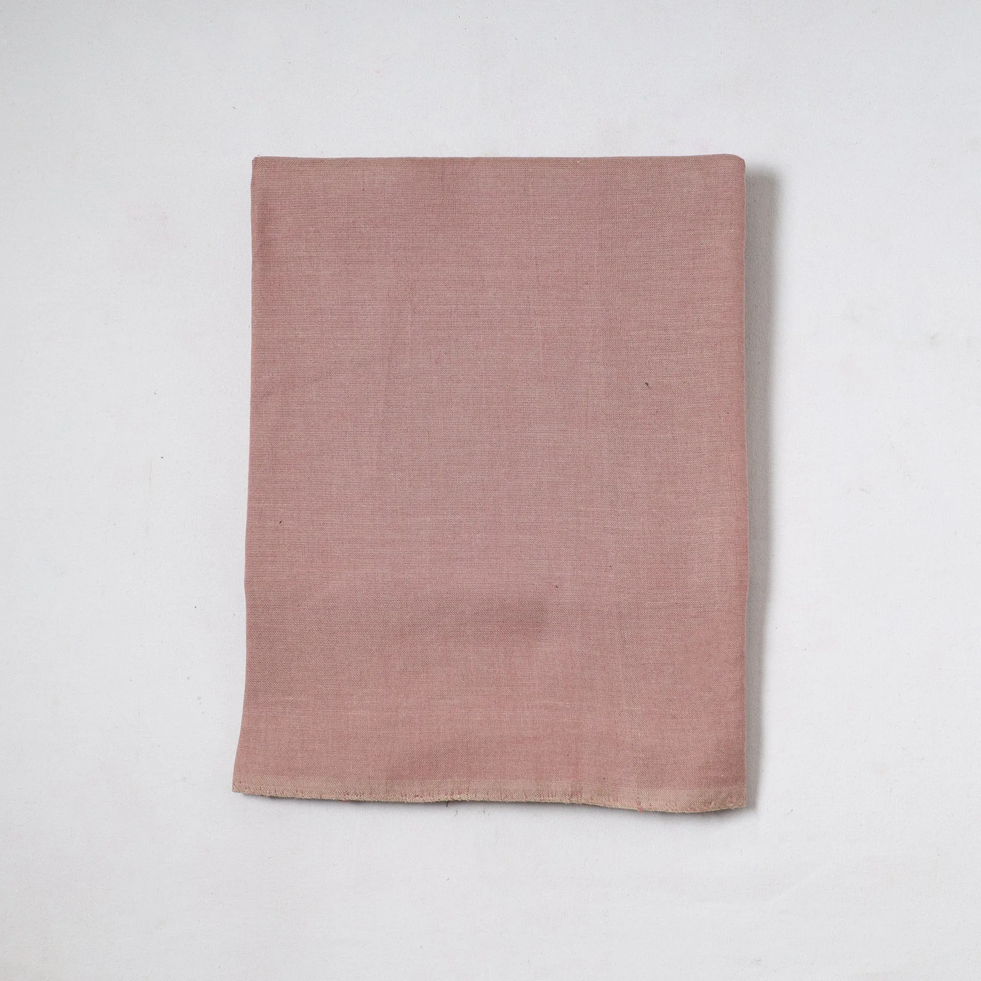 Peach - Jhiri Pure Handloom Cotton Precut Fabric (2 meter) 21