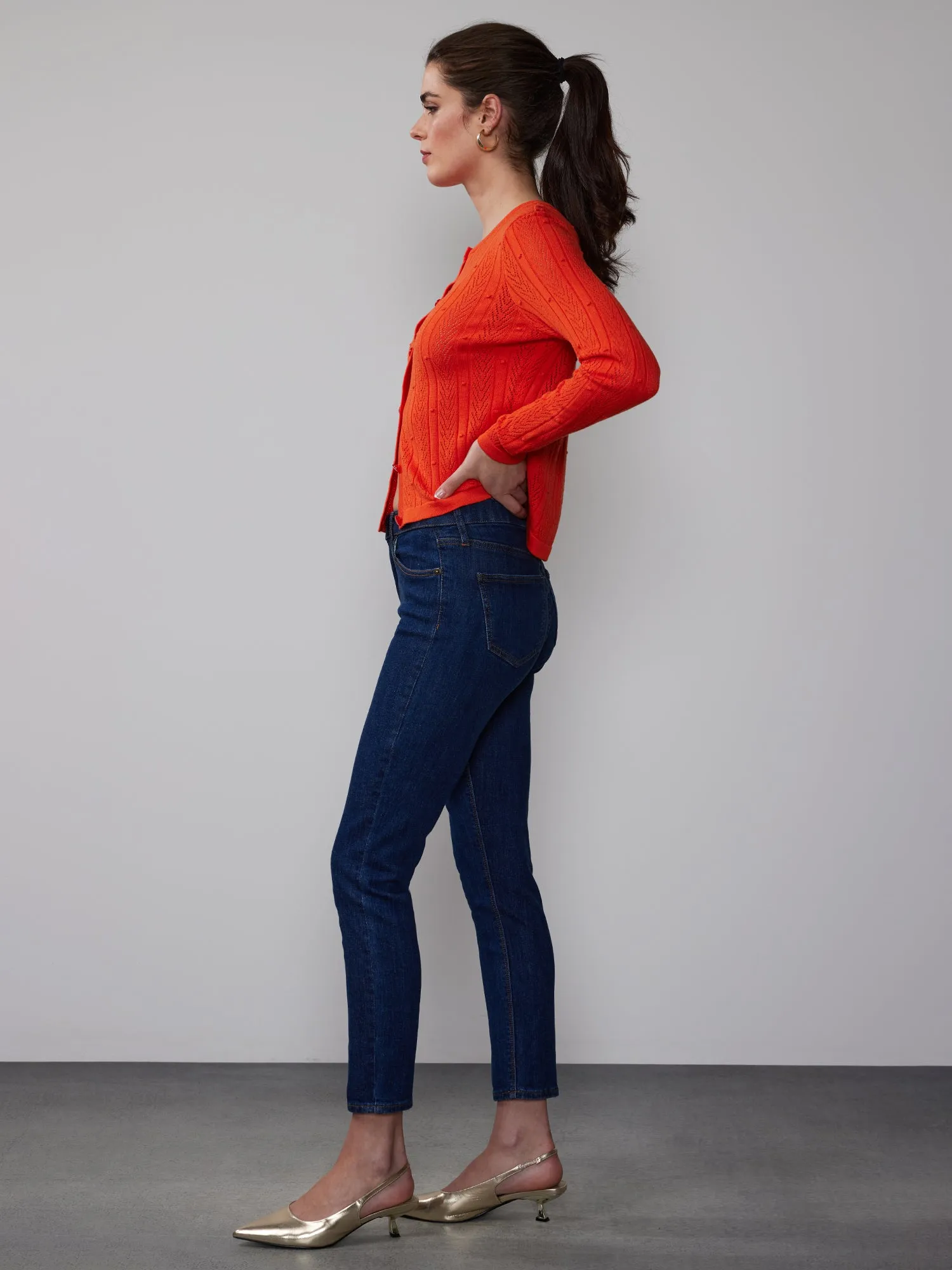 Petite High Rise Essential Ankle Jeans