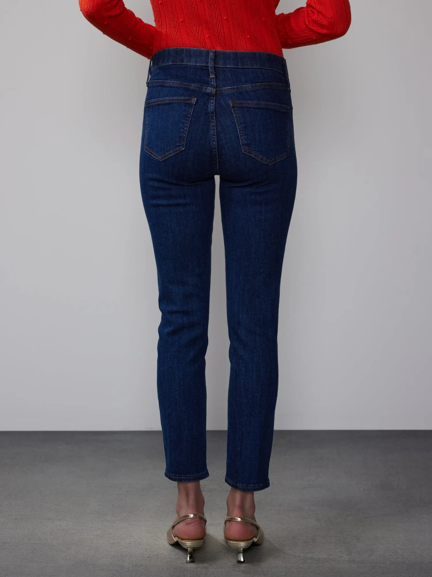 Petite High Rise Essential Ankle Jeans